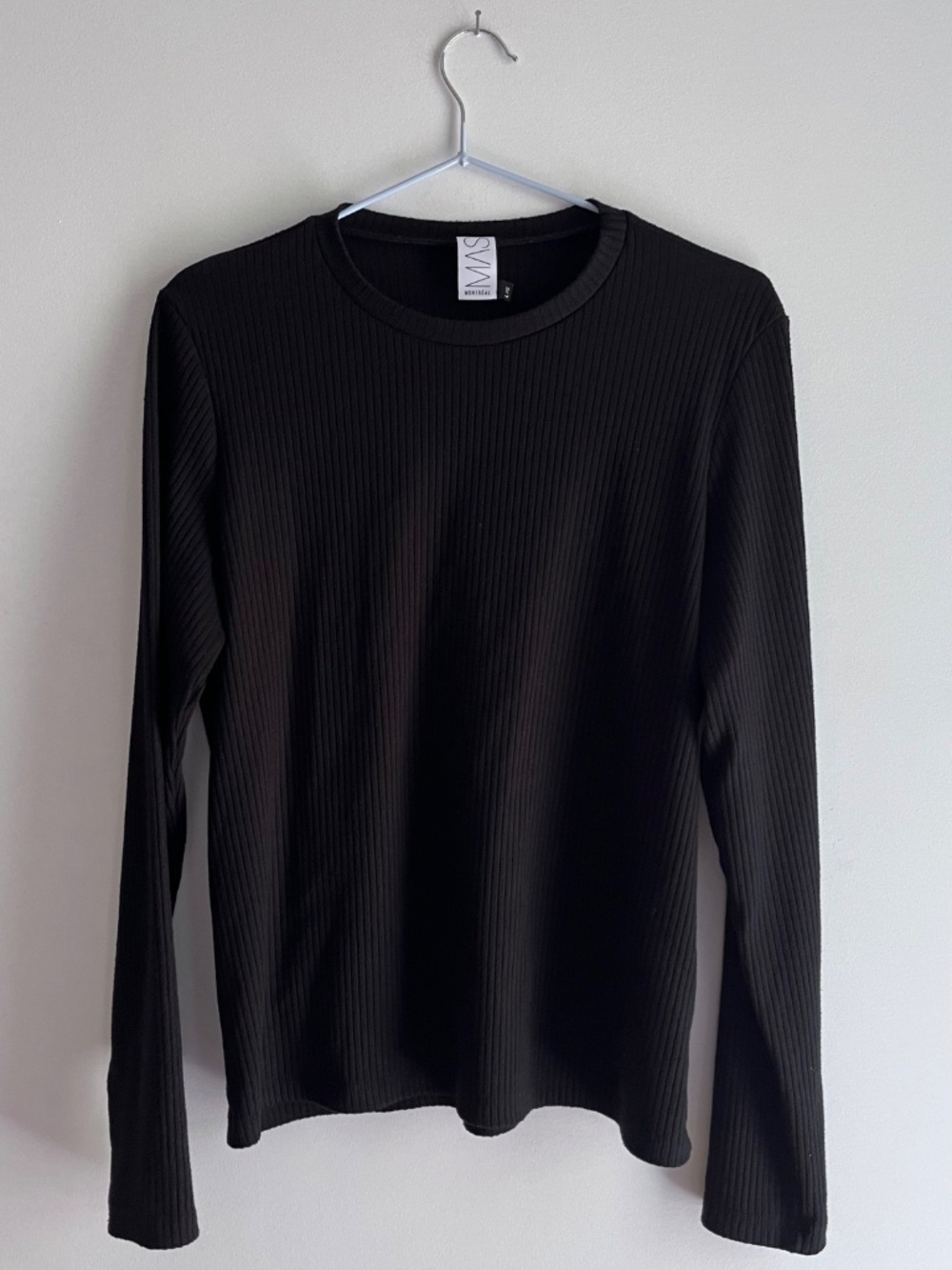 Made in Montreal - MAS ribbed t-shirt in navy - XL